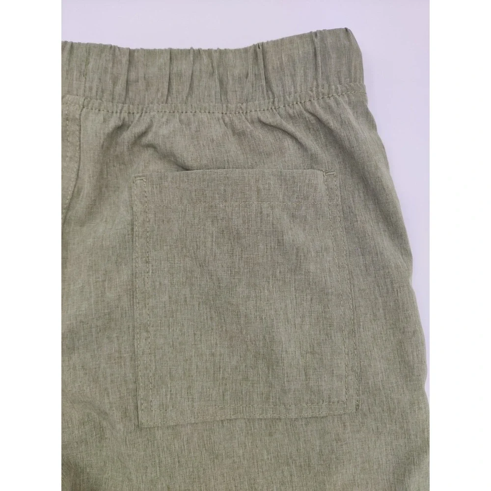 Lucky Brand Boys Shorts Olive‎ Green Elastic Waist Casual Size L 14/16